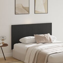 vidaXL uzglavlje kreveta crni hrast masivna hrastovina 160x1.5x80 cm Cijene