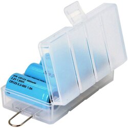 Soshine SBC-027 baterijska škatla 4x CR-123A\, 16340 (D x Š x V) 73 x 41 x 22 mm, (20635754) Cene
