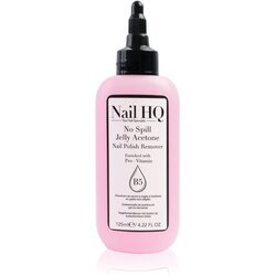 Nail HQ No Spill Jelly Acetone odstranjevalec laka za nohte z vitaminom E 125 ml Cene
