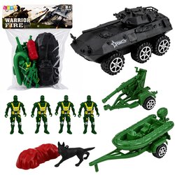 Military Set Soldiers Armored Personnel Carrier 14 pcs. Cene