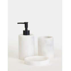 Wallxpert kupatilo set (3 dela) flora white black Cene