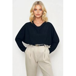 Trend Alacati Stili ženska bluza dugih rukava Alc-X13126, crna Cene
