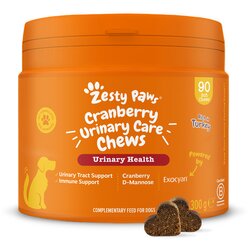 Zesty Paws Urinary Care Chews brusnica - 90 tableta za žvakanje Cene