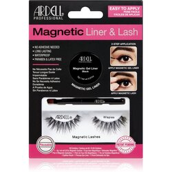 Ardell Magnetic Liner & Lash Wispies odtenek Black darilni set magnetne trepalnice Wispies 1 par + magnetno črtalo v gelu 2 g Black + čopič za črtalo 1 kos Cene
