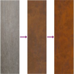 vidaXL Vrtni Sadič s Dekorativnom Pločom Rđa 32 x 140 cm Otporni čelik Cijene