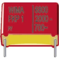 WIMA FKP-folijski kondenzator, radijalno ožičen 1500 pF 6000 V/DC 20 % 22.5 mm (D x Š x V) 26.5 x 7 x 16.5 mm FKP1Y011505D00MSSD Cene
