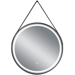 Mirrors and More Stensko ogledalo z lučjo ø 60 cm Fine – Cene