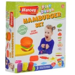 ER Toys Play-Dough: Heroes Hamburger plastelin set 7kom Cene