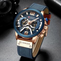 Curren 8329 blue muški sat sa kožnom narukvicom Cene