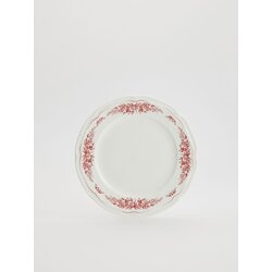 Reserved porcelanasti krožnik - burgundy Cene