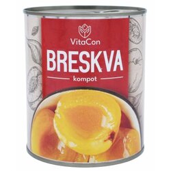 VITACON KOMPOT BRESKVA POLOVINE 820G Cene