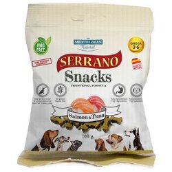 Mediterranean Natural - Serrano Mediterranean Natural poslastica Serrano Gluten-free losos i tuna 100 g Cene