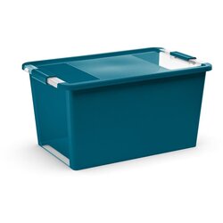Kis Petrolej zelena plastična kutija za pohranu s poklopcem 55x35x28 cm Bi-Box – Cene
