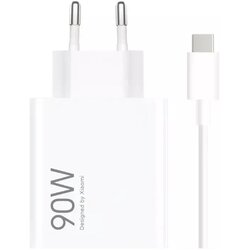  Stenski polnilec Xiaomi HyperCharge Combo 90W 6.1A 1 x USB-A s kablom USB-C bel Cene