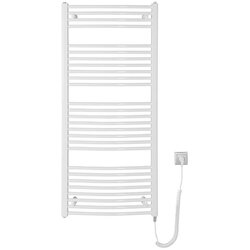 Aqualine kupaonski električni okrugli radijator orbit-e 600W 132x60 cm, beli Cene