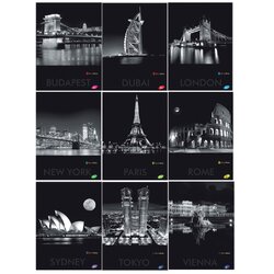 Elisa Zvezek A4, črte, 52 l, mesta ponoči Cene