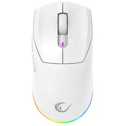  Miš gaming RAMPAGE PROTE M5 Pro Wireless White RGB LED Charged 26000 DPI 3395 Sensor, 41247 Cene