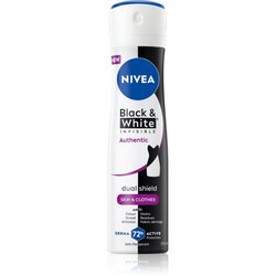 Nivea Black & White Invisible Authentic dezodorans u spreju 150ml Cene