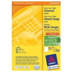 Avery Zweckform Avery Multi-Function Labels White Cene