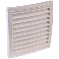 OEZPOLAT Prezračevalna rešetka Air-Circle (premer: 125 mm, z mrežo proti muham, bela) Cene