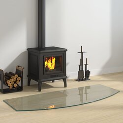 vidaXL Staklena ploča za kamin 120 x 50 cm Cijene