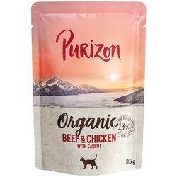 Purizon Organic 6 x 85 g - Govedina i piletina s mrkvom Cene