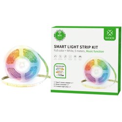 Woox R5149 Smart WiFi LED 5m RGB z glasbenimi funkcijami pametni trak Cene