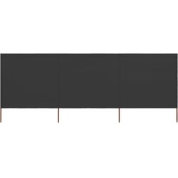 vidaXL Vjetrobran s 3 panela od tkanine 400 x 160 cm antracit Cijene
