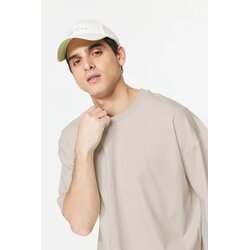 Trendyol Muška majica Tmnss22Ts0318, Svetlosiva Cene