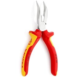 Knipex Flachrundzange mit Schneide, 160mm 25 26 160: raveno okrogle klešče s rezilom, 160mm 25 26 160., (20787186) Cene