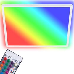 BRILO plafonjera led 22 w 2700 lm 4000 k + rgb-led 42x42x2,8 cm bcl bijela Cene