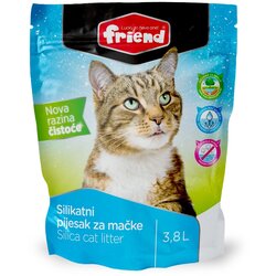 Friend OPREMA ZA LJUBIMCE HIGIJENA SILIKONSKI PIJESAK ZA MAČKE 3,8 L Cene