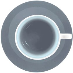 WHC set skodelica za čaj s podstavkom Loop Ballena 270ml, 6 kos, modra, porcelan Cene