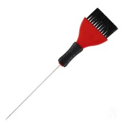 Kist za bojenje kose Wanda s metalnom iglicom Široki 6 cm – Crveni (N) Cene