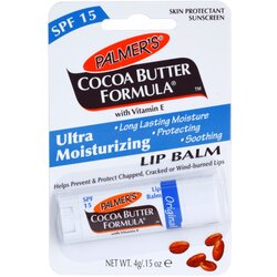 Palmer's Face & Lip Cocoa Butter Formula vlažilni balzam za ustnice SPF 15 okus Original Cocoa Butter 4 g Cene