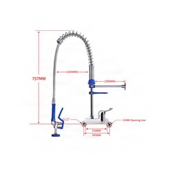 ELITE EDITION Kuhinjska pipa – Profesionalna armatura za pomivalnice | Pipa PRO1399 — 75 cm Cene