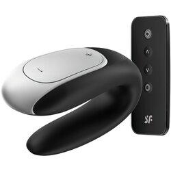 Satisfyer Vibrator za pare Double Fun, črn Cene