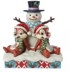 Jim Shore Chip n Dale Snowman Figurine ( 065787 ) Cene