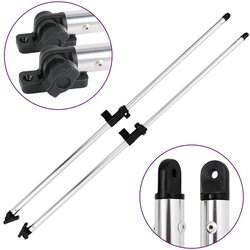 vidaXL Podporne palice za bimini tendo 2 kosa aluminij Cene