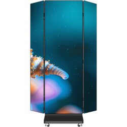 Home Robot Reklamni LED display Vision X3, trostruko sklopivi dizajn, Crni Cene