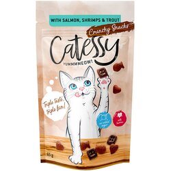 Catessy Varčno pakiranje: Catessy hrustljavi prigrizki 5 x 65 g - z lososom, kozicami in postrvjo Cene