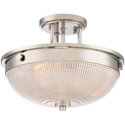 Elstead Lighting Quoizel QZ-MANTLE-SF-IS - Plafonski luster MANTLE 2xE27/60W/230V sjajni hrom Cene