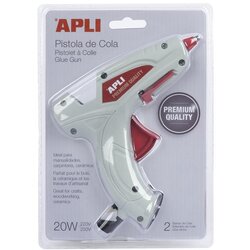Apli pištolj bijeli za ljepilo premium 20w + 2 refila 16668 Cijene