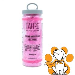 Tauro Pro Line drying & Cooling Pet Towel Pink 64x43cm, Mekan i Udoban Peškir Cene