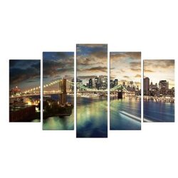 Charm 5PMDF-79 multicolor decorative mdf painting (5 pieces) Cene