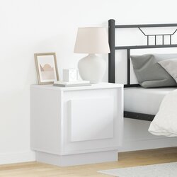 vidaXL Noćni ormarići Bijeli Konstruirano drvo 44 x 34.5 x 45 cm Cijene