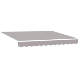 vidaXL Automatska uvlaka tenda Svjetlosiva 350x250 cm, Zamjena tkanine za tendu 3.5x2.5 m Svjetlosiva Cijene