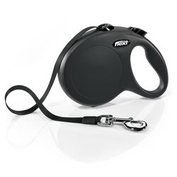 Flexi povodec Classic XS, trak - 3 m (različne barve) črna Cene