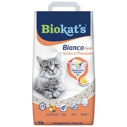 Gimborn biokat's bianco posip za mačke - fresh vanila i mandarina 5kg Cene