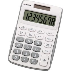 Genie Kalkulator 8-mestni žepni 120 b siv, (21313684) Cene